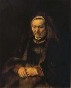 Portrait of an Old Woman REMBRANDT Harmenszoon van Rijn